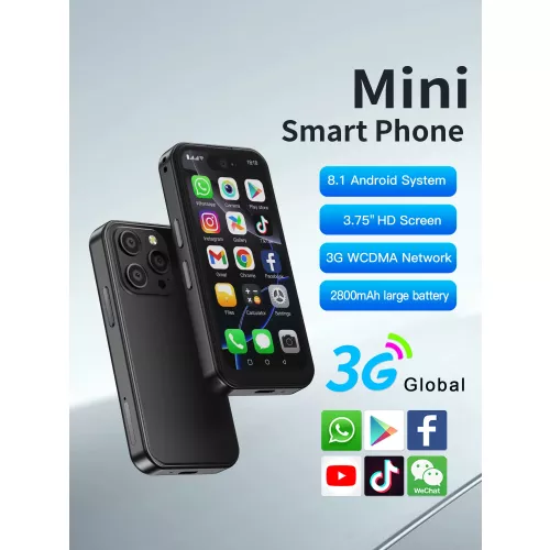 SERVO 16PRO Android Mini Smartphone 3.75 ″Display 3G Netwerk Dual SIM Standby Play Store GPS 16GB ROM Super Leuke Mobiel Goedkoop