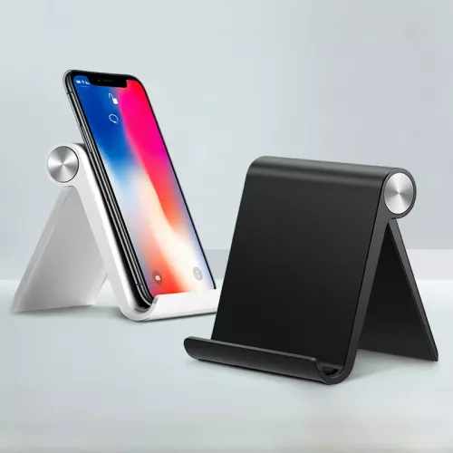 Telefoonhouder Standaard Mobiele smartphone Ondersteuning Tabletstandaard voor iPhone 14 13 Bureau Mobiele telefoonhouder Standaard Draagbare mobiele 