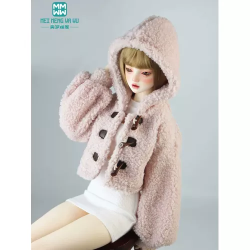 Kleding Voor Pop Mode Pluche Capuchon Voor 58-60Cm 1/3 Bjd Speelgoed Kogelgewricht Pop Dd Ddl pop Speelgoed Gift