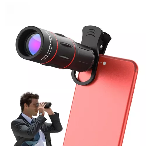 APEXEL Universele 18x25 Monoculaire Zoom HD Optische Mobiele Telefoon Lens Observeren Survey 18X telelens met statief voor Smartphone