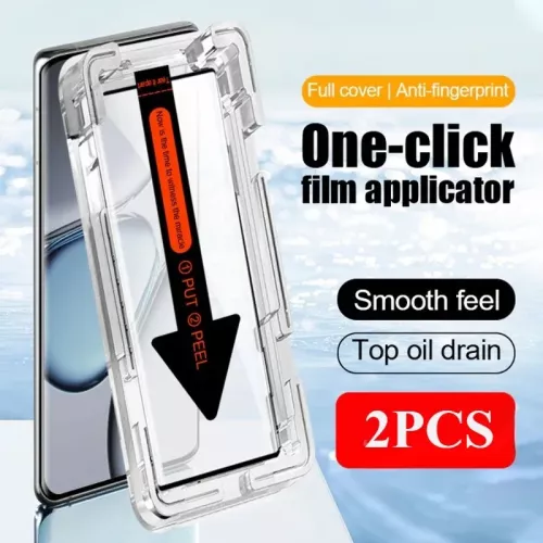 2 Stuks Volledige Cover Glas Smartphone Voor Oneplus 13 12 11 10 9 8 Pro Screen Protector Ace 2 3 pro Gehard Glas Beschermende Film