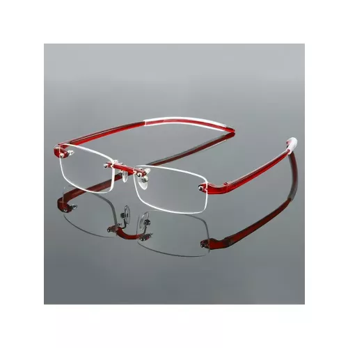 Frameloze Blauw Licht Blokkeren Leesbril Mannen Vrouwen Mode Randloze Verziendheid Brillen Dioptrie +1.0 +1.5 +2.0 +2.5 +3.0