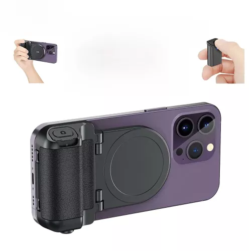 JJC Magnetische Snapgrip Telefoon Camera Sluiter Handgreep Smartphone Houder Draadloze Sluiter Afstandsbediening Handvat voor iPhone 16 15 Samsung S