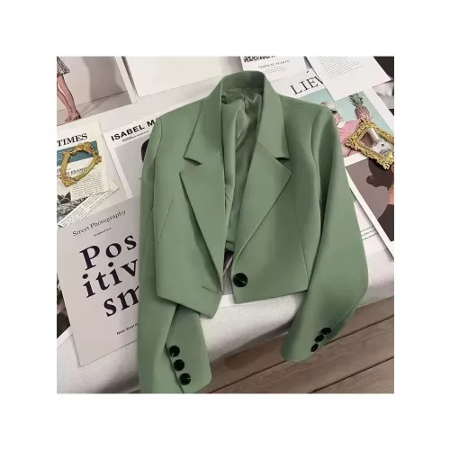 Korte Mode Vrouwen Blazers Casual Elegante Vrouwelijke Pakken Jas Tops Lente Herfst Solid Lange Mouw Kantoor Dame Blazer Jas Tops
