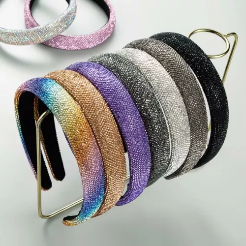 Koreaanse Mode Nieuwe Strass Haaraccessoires Eenvoudig Temperament Regenboog Netto Rode Hoofdband Hoge Kwaliteit Kristallen Haarband
