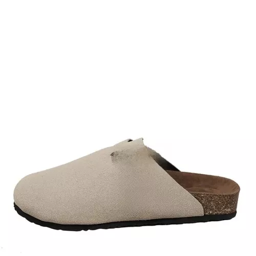 Mode Vrouwen Casual Faux Suède Slippers Wiggen Hak Kurk Muiltjes Platform Sandalen Verstopping Non Slip Zool Gesp Outdoor Home Schoenen