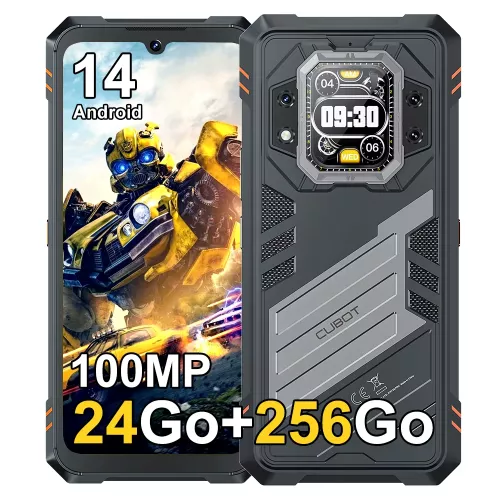 Cubot KINGKONG STAR 2, ultradunne robuuste smartphone 5G, 4nm MTK D8200, 24 GB (12+12 GB) 256 GB, 6,72-inch 144 Hz-scherm