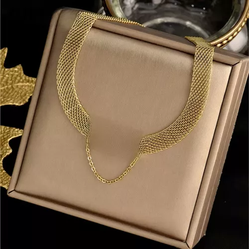 Dieyuro 316L Rvs Nieuwe M Brief Korte Ketting Vrouwelijke Mode Verstelbare Creatieve Hip-Hop Stijl Party Verjaardagscadeau