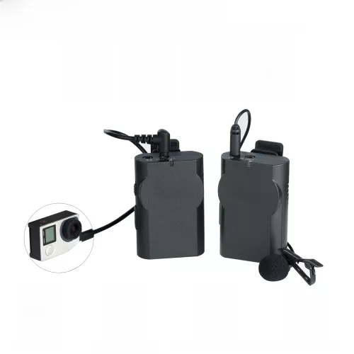 Boya BY-WM2G Draadloze Revers Microfoon Voor Iphone Smartphone Android Pc Laptop Gopro Hero 3 4 3 Youtube Opname Streaming