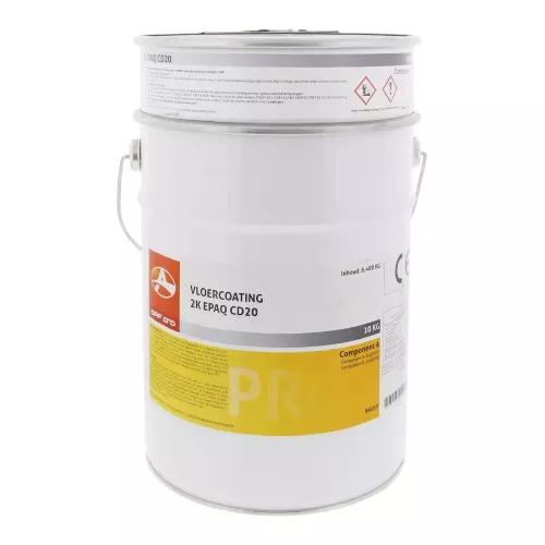 OAF PRO 2K Epoxy Vloercoating CD20 Betongrijs (RAL 7023) 10 Kg