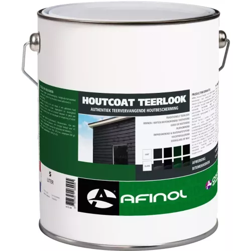 Afinol Houtcoat Teerlook Mat Sparrengroen 5 liter