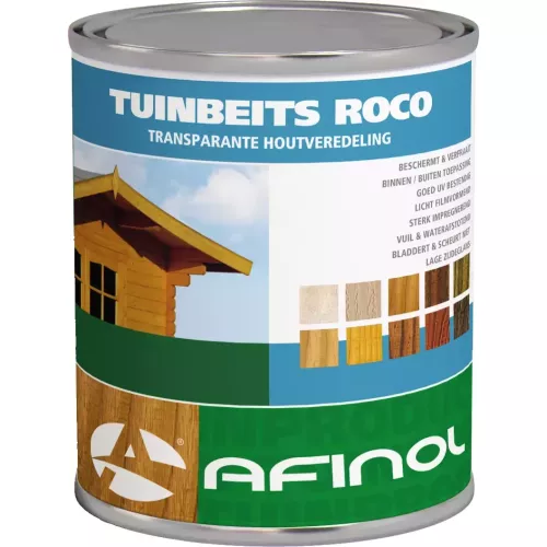 Afinol Tuinbeits Roco Transparant Kastanjebruin 750 ml
