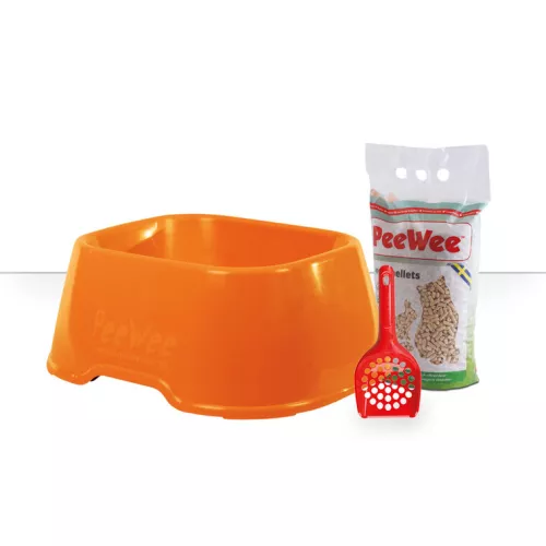 PeeWee kattenbak EcoClassic Oranje boven