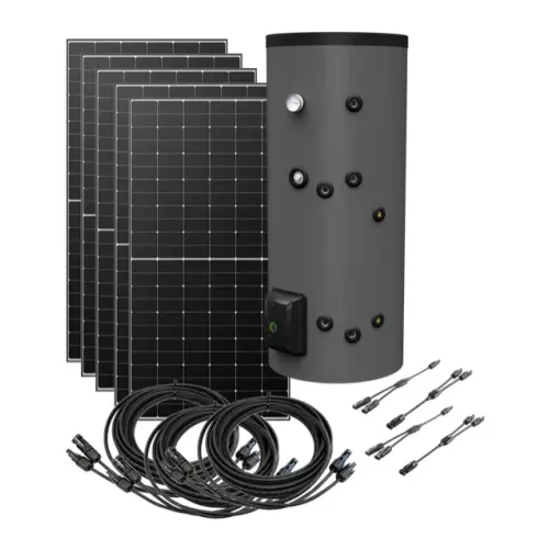 Fothermo SET Photovoltaische boiler 200 Liter met 6 zonnepanelen