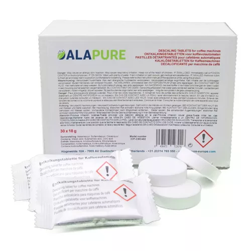 Alapure Universele 2-in-1 Ontkalkingstabletten 20 gram ALA-CMC402 (30st.)