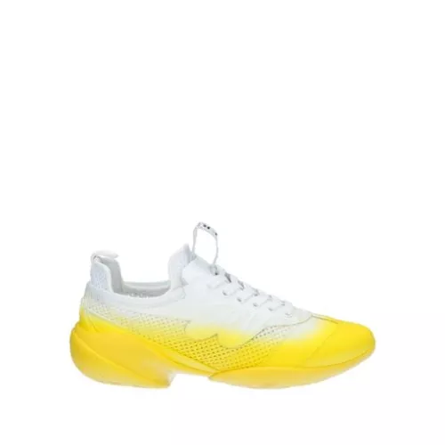 Roger Vivier Women Yellow Trainers Soft Leather, Textile fibres