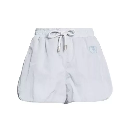 Off-white™ Women Light grey Shorts & Bermuda Shorts Polyamide, Polyester