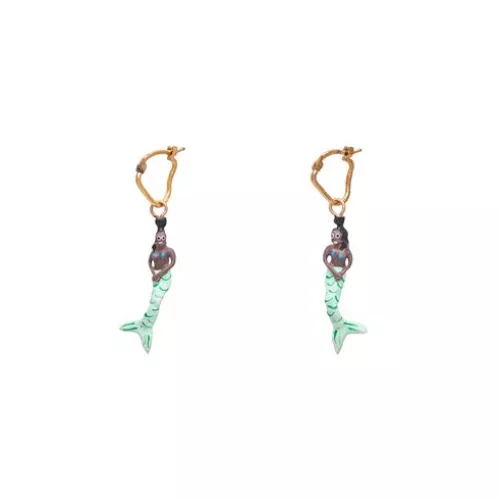 Marni -- Women Sky blue Earrings Metal