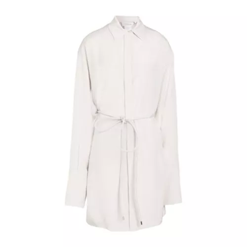Sportmax Women Light grey Midi dress Silk, Elastane