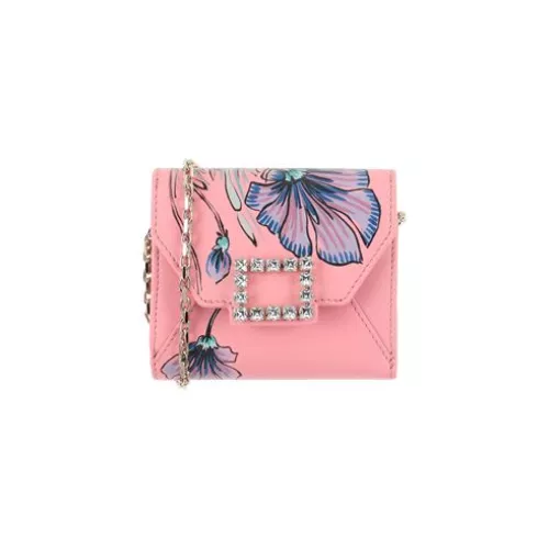 Roger Vivier -- Women Pink Wallet Soft Leather