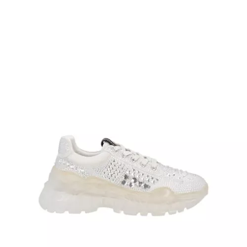 Ermanno Firenze Women Grey Trainers Textile fibres