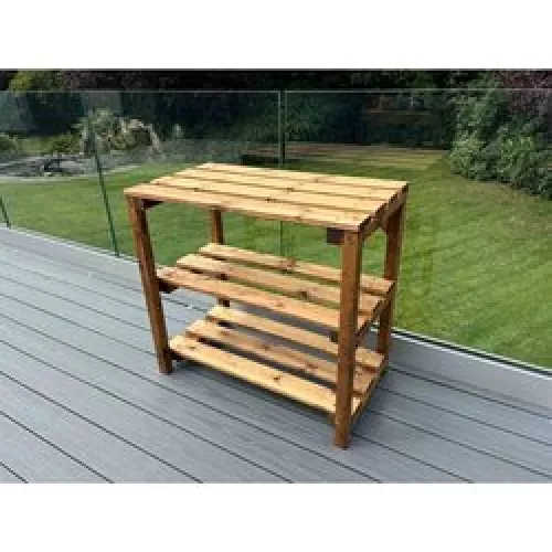 Charles Taylor Bramshall Multi Storage Table Large, Brown