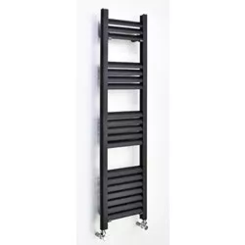 Towelrads Accuro Korle Champagne 1200mm x 300mm Aluminium T/Warmer - Anthracite