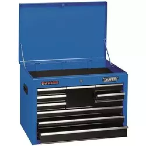 Draper 26″ Tool Chest (10 Drawer) - Blue, Blue