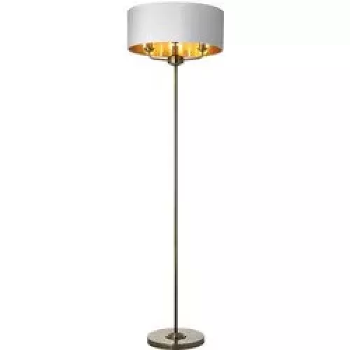 Ensora Lighting Ashton 3 Light Floor Lamp, White