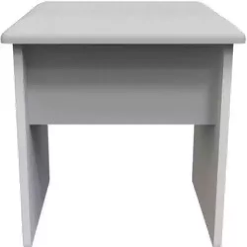 Ready Assembled Edina Stool - Grey Matt, Grey
