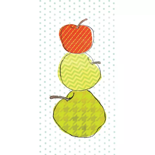 Fun Pattern Apples - Painting Print