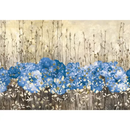 Long Flowers - Wrapped Canvas Painting