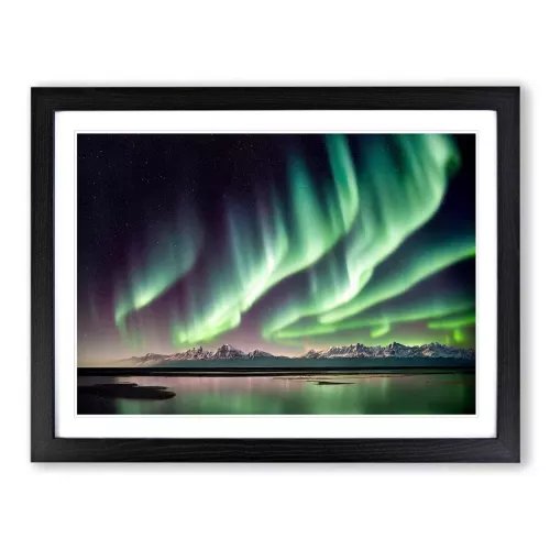 Magnetic Northern Lights - Framed Print