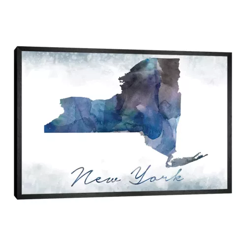 New York State Bluish - Print
