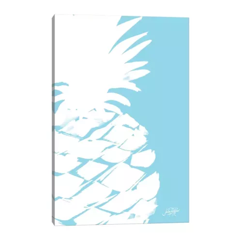 Modern Pineapple I by Julie Derice - Wrapped Canvas Graphic Art