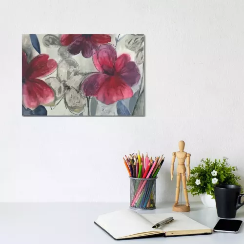 Cartagena Floral by PI Studio - Wrapped Canvas Painting