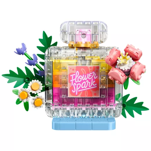 Floral Decor Perfume Bottle