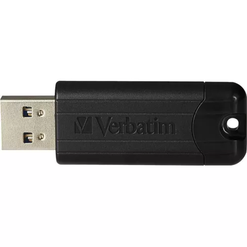 VERBATIM PinStripe USB 3.0 Memory Stick - 32 GB, Black, Black