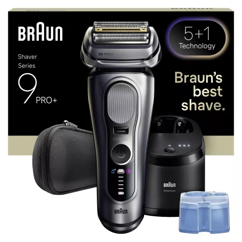 BRAUN Series 9 Pro 9667cc Wet & Dry Electric Shaver - Silver, Silver/Grey