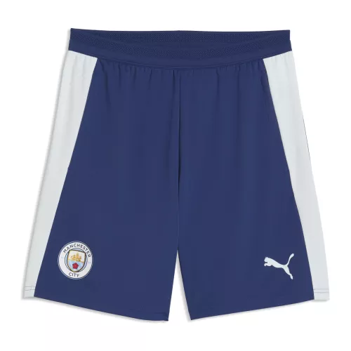 Manchester City Slim Training Shorts Men in Blue | Size Medium