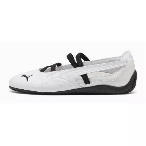 PUMA Speedcat Ballet Sneakers Leather Shoes Women in White | Size 5.5