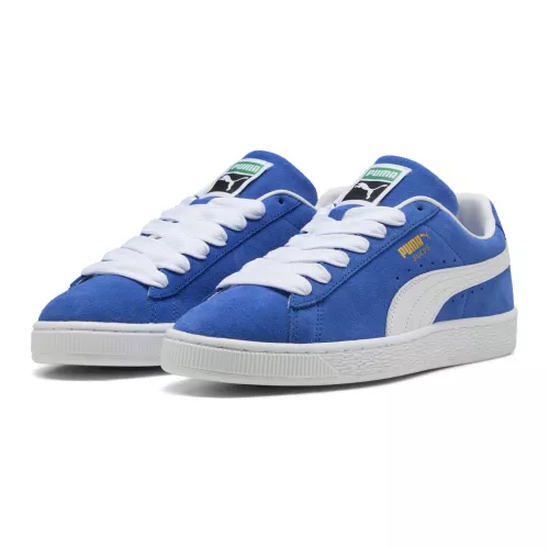 PUMA Suede Classic Sneakers Unisex in Blue (Mountain Blue/White) | Size 8