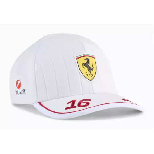 PUMA Scuderia Ferrari Hp Leclerc Baseball Cap, White