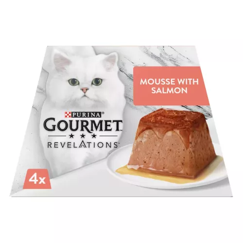 4x57g Salmon Mousse Revelations Gourmet Wet Cat Food