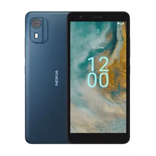 Nokia C02 32GB 4G SIM Free Smartphone - Dark Cyan