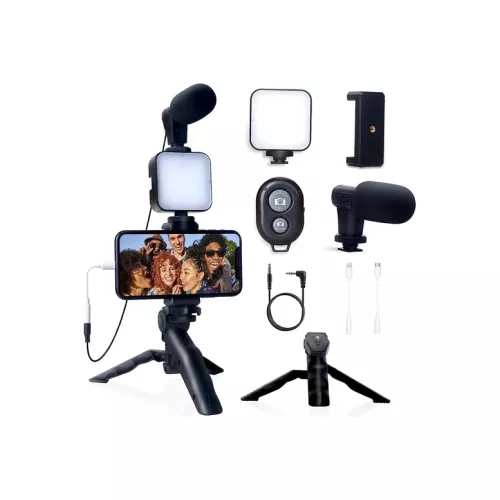 Smartphone Vlogging Kit with Microphone | Wowcher