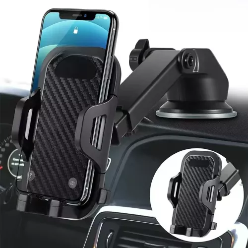 VIKEFON Sucker Car Phone Holder Mount Stand Suction Cup Smartphone Mobile Cell Support in Car Bracket For iPhone Xiaomi Samsung