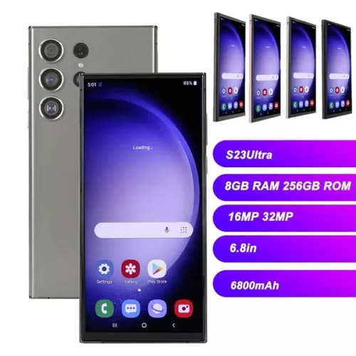 6.8 In Unlocked Smartphones with Built in Pen 100‑240V 6800mAh 16MP 32MP for Android12.0 8GB 256GB TYPE C Face Unlock 4G Mobile Phone