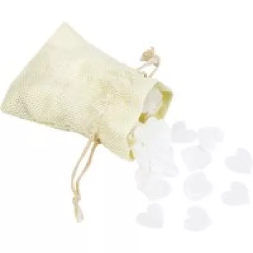 Bridal White Paper Heart Biodegradable Confetti in Bag