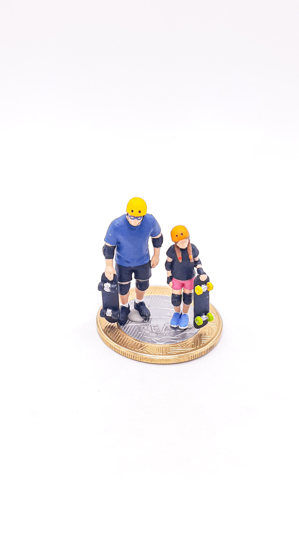 Pai e Filha Skatista M1266 — imagem 5